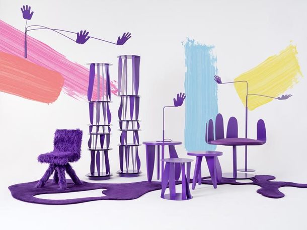 Гарри Нуриев создал фиолетовую коллекцию мебели для Opening Ceremony (фото 1)