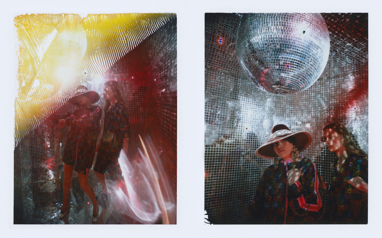 Модели веселятся в окружении диско-шаров в кампании Gucci Psychedelic (фото 2)