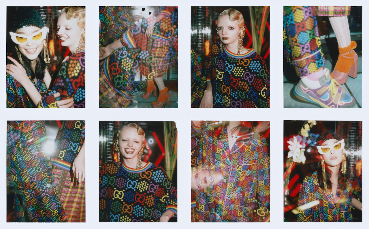 Модели веселятся в окружении диско-шаров в кампании Gucci Psychedelic (фото 9)