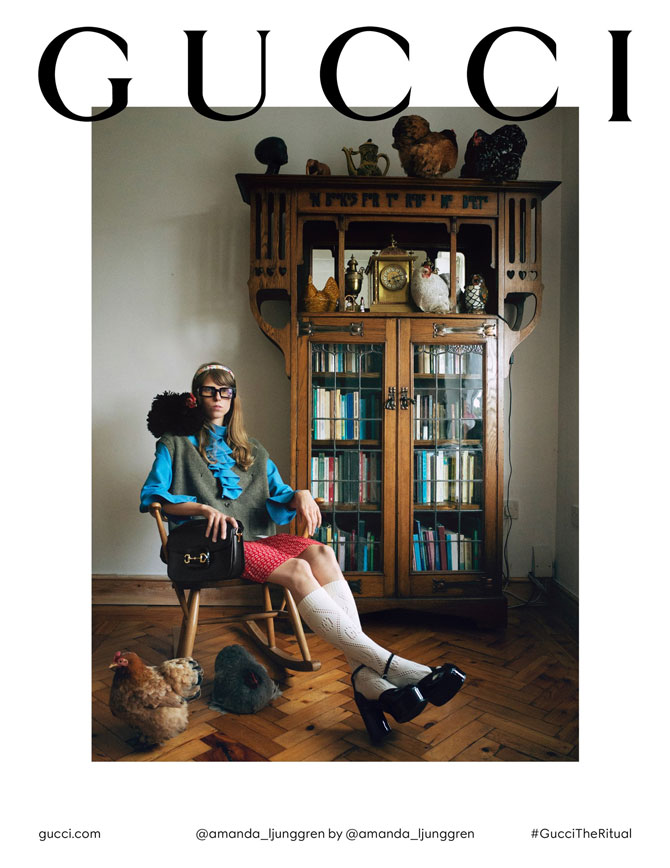 Gucci представил кампанию осенней коллекции 2020 — ее снимали модели (фото 8)