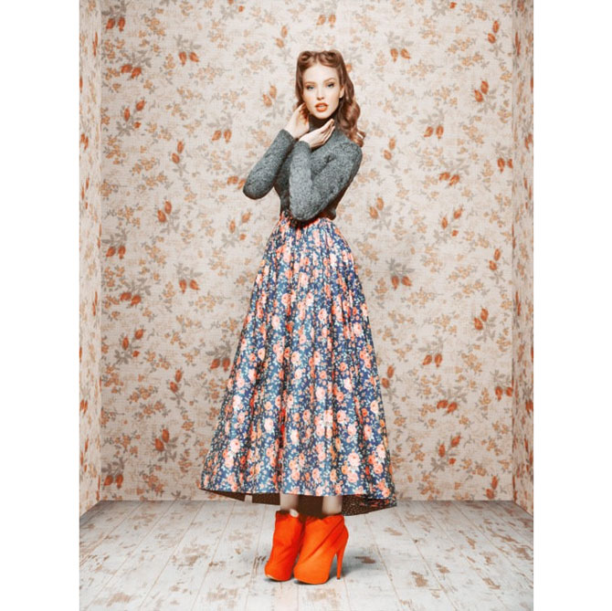 Ульяна Сергеенко поделилась выкройкой юбки из коллекции 2011 года (фото 1)