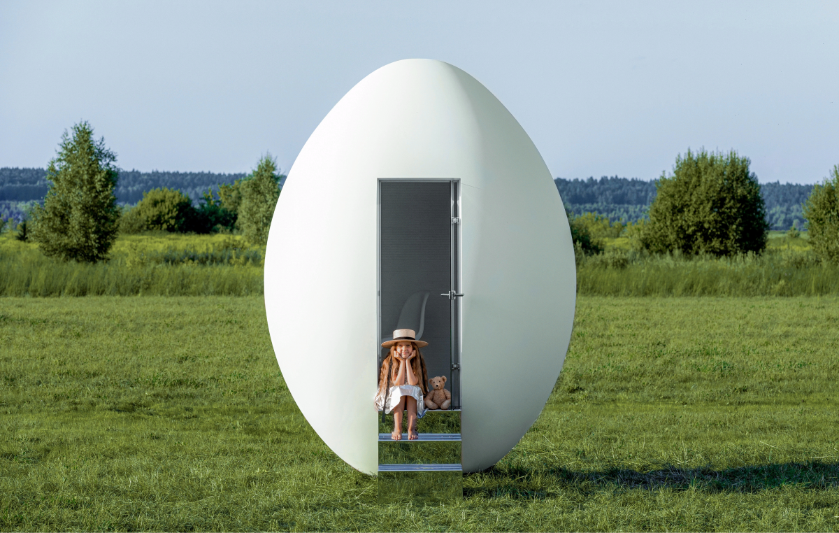 Скульптор Григорий Орехов создал дом в форме яйца (фото 2)
