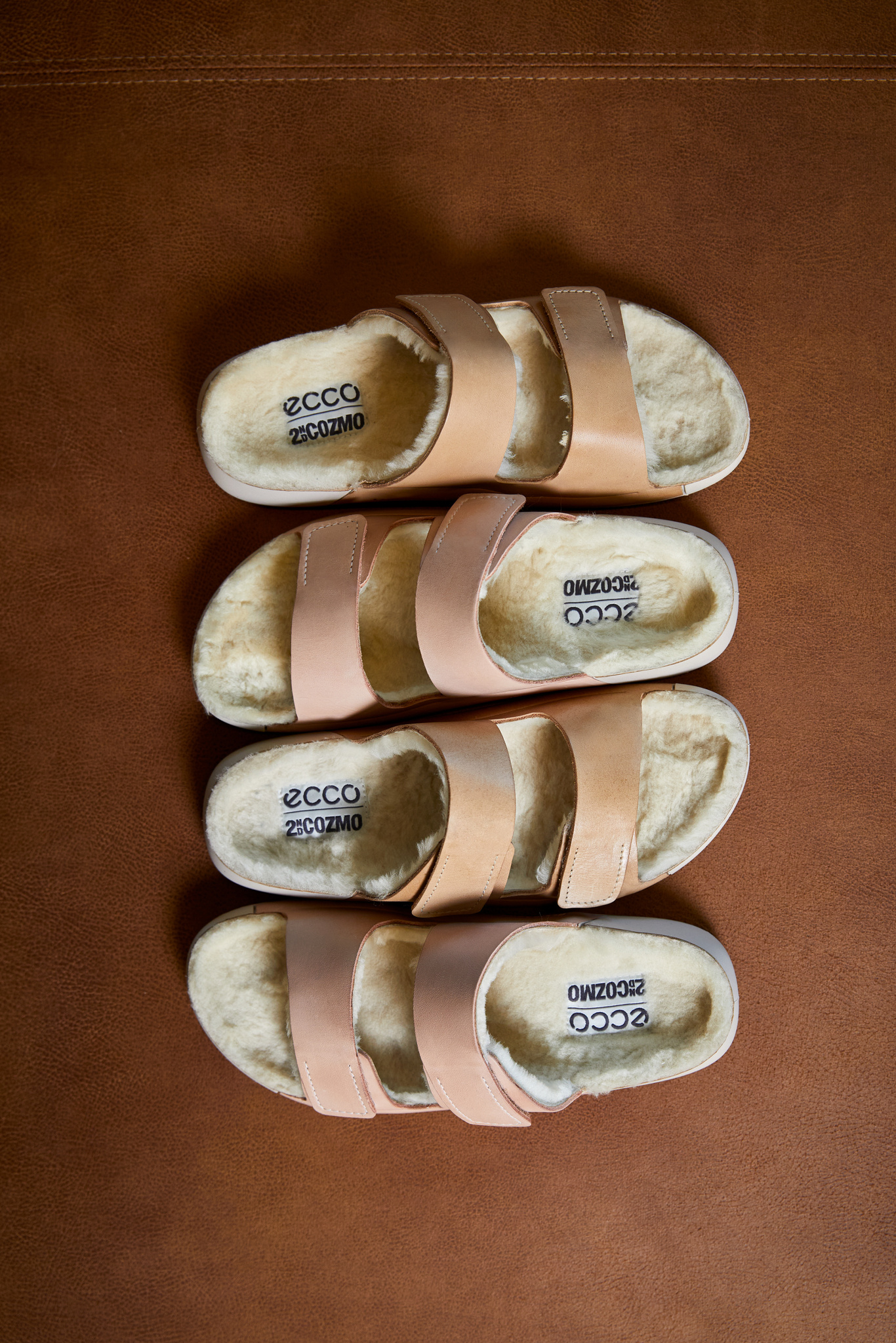 Ecco выпустил меховые зимние сандалии и клоги Cozmo (фото 3)