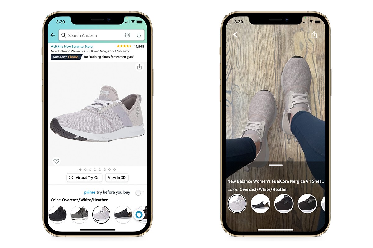 Amazon запускает функцию виртуальной примерки обуви (фото 2)