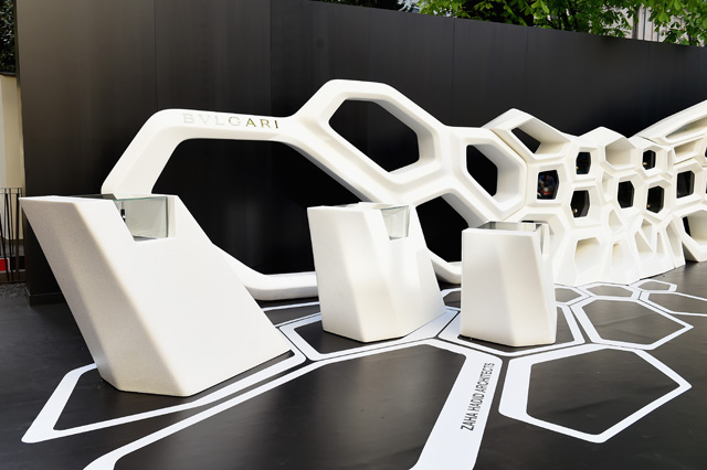 Инсталляция Zaha Hadid Architects для Bvlgari (фото 1)