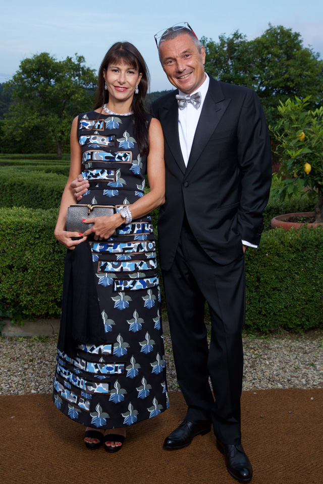 Марсия и Жан-Кристоф Бабен Bvlgari показали коллекцию Giardini Italiani на вилле ди Майано (фото 5)