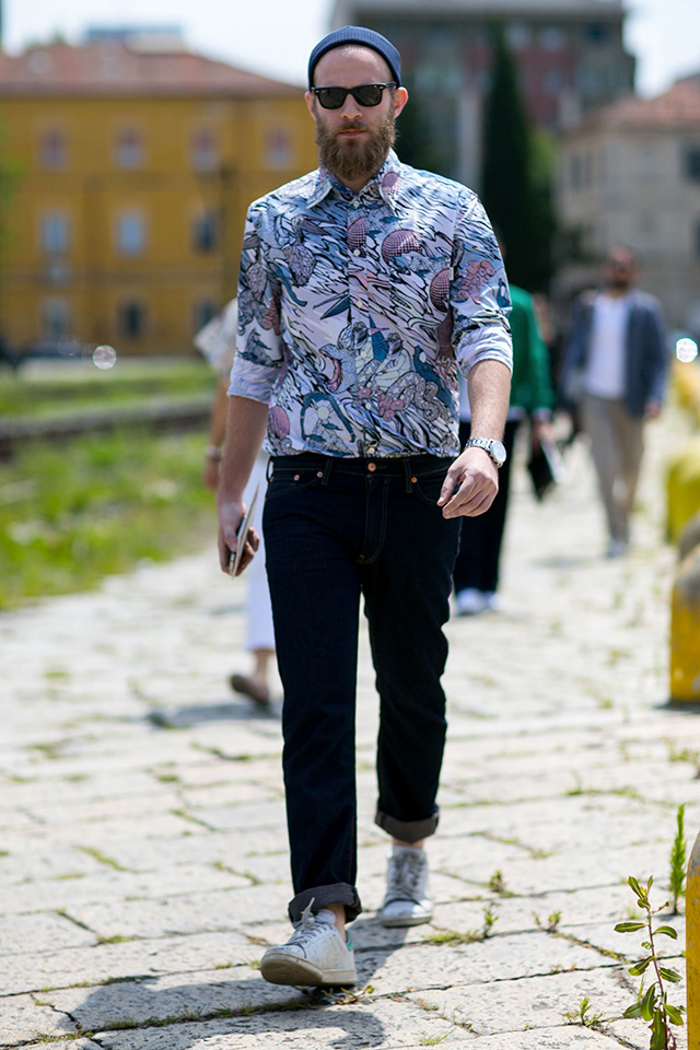 Неделя мужской моды в Милане, весна-лето 2016: street style. Часть 3 (фото 20)
