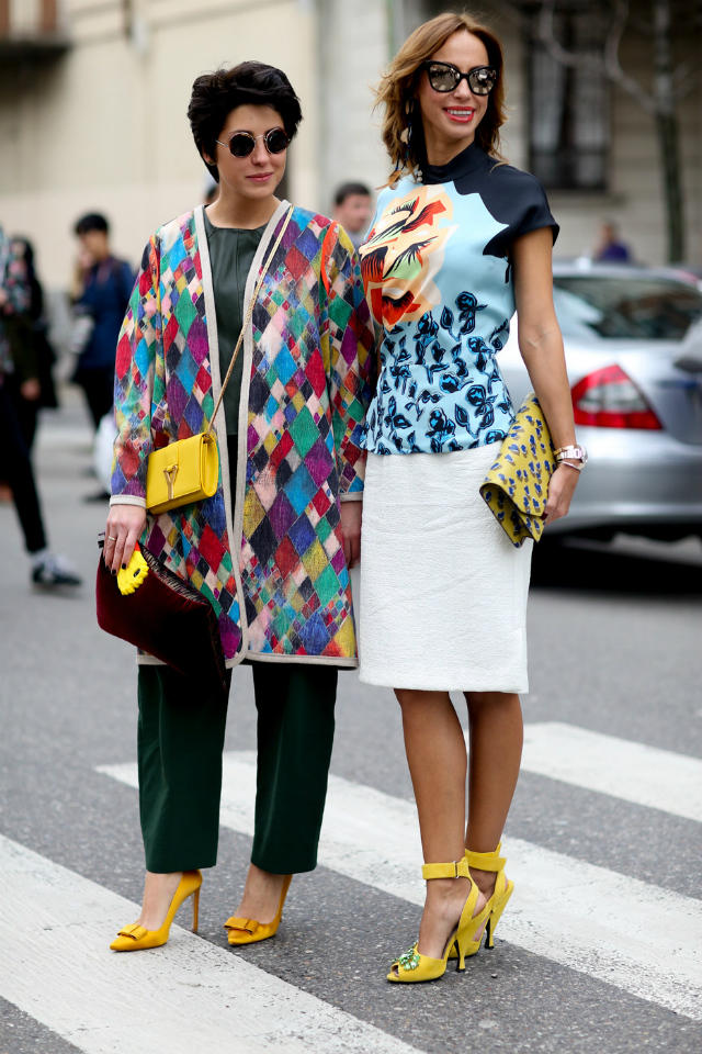 Неделя моды в Милане A/W 2014: street style. Часть III (фото 16)
