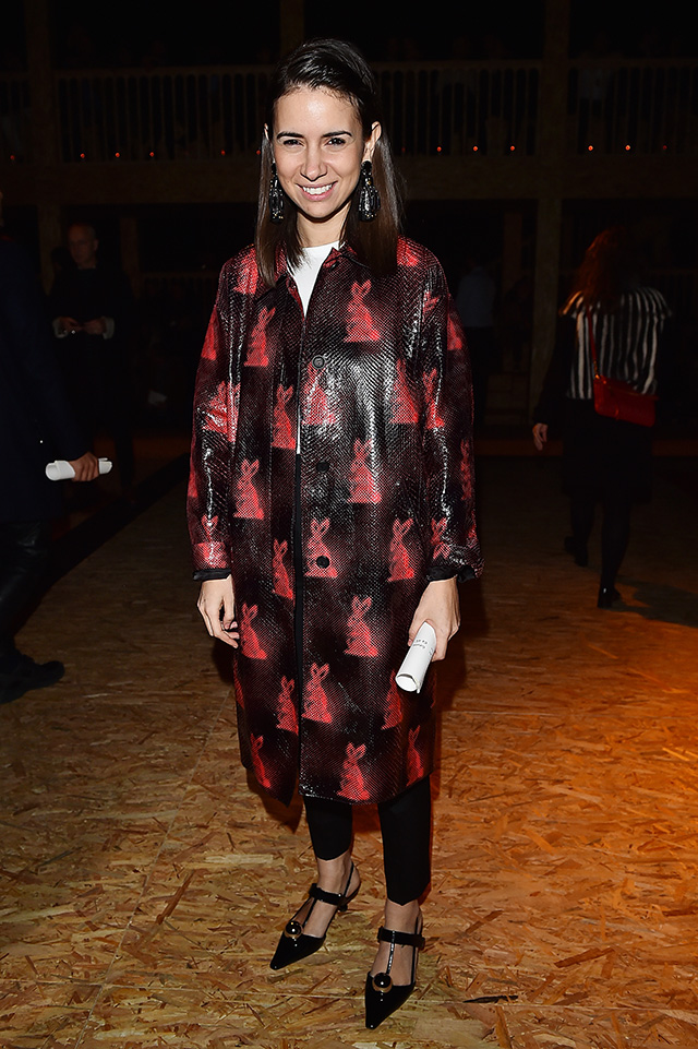 Наталья Гольденберг Гости показа Prada в Милане (фото 11)