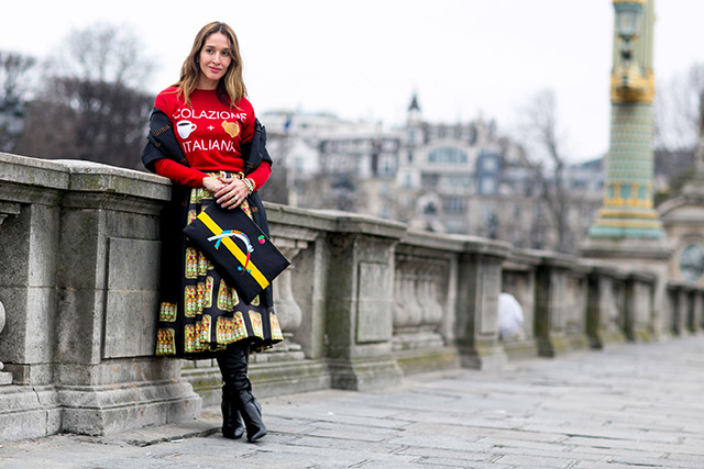 Неделя моды в Париже F/W 2015: street style. Часть 6 (фото 7)