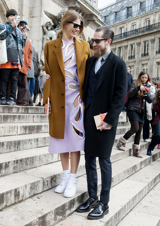 Неделя моды в Париже A/W 2014: street style. Часть VI (фото 12)