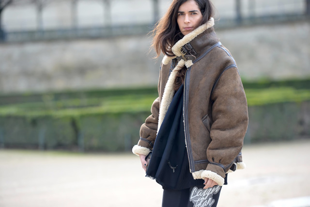 Неделя моды в Париже A/W 2014: street style. Часть III (фото 15)