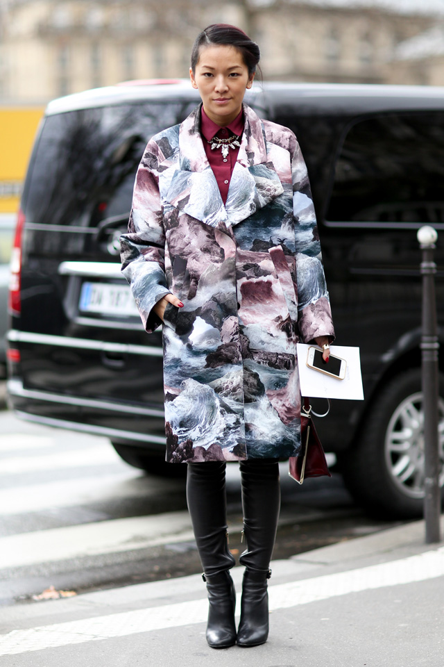 Неделя моды в Париже A/W 2014: street style. Часть III (фото 22)