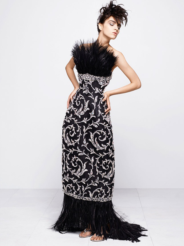 Магда Лагинхе в съемке к выходу Chanel Couture, осень-зима 2014 (фото 1)