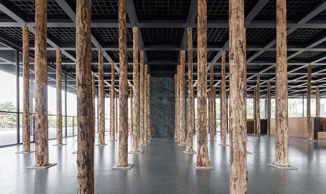 Дэвид Чипперфильд создал инсталляцию в Новой национальной галерее Берлина (фото 1)