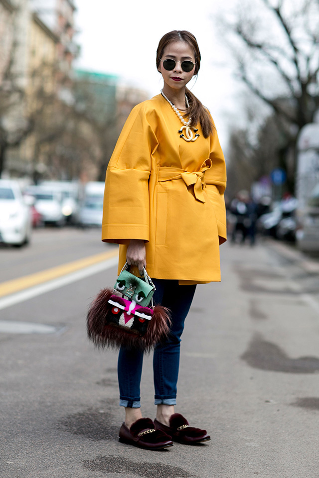 Неделя моды в Милане F/W 2015: street style. Часть 2 (фото 4)