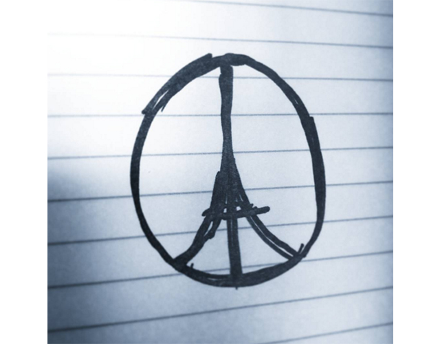 Картинки людей по всему миру в поддержку трагедии в Париже (фото 13)
