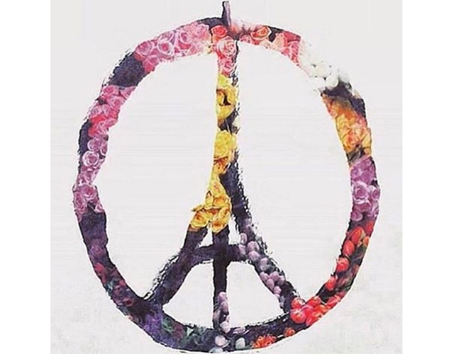 Картинки людей по всему миру в поддержку трагедии в Париже (фото 5)