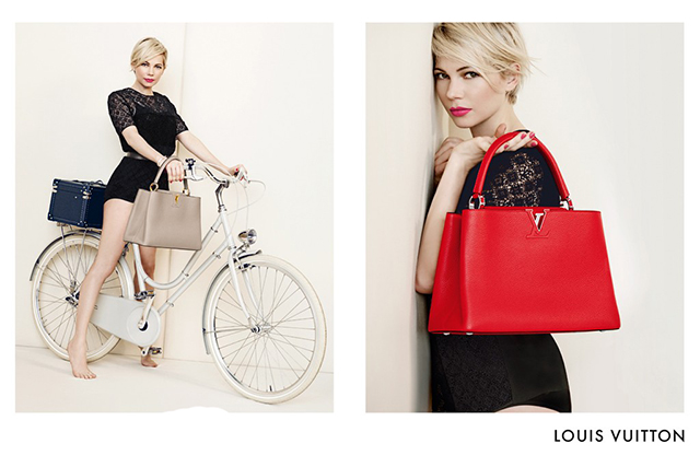 Мишель Уильямс в рекламной кампании сумок Louis Vuitton (фото 1)