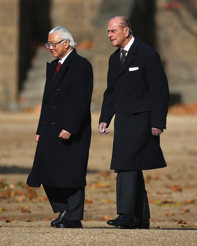 Королевская семья на приветственной встрече президента Сингапура в Лондоне (фото 3)