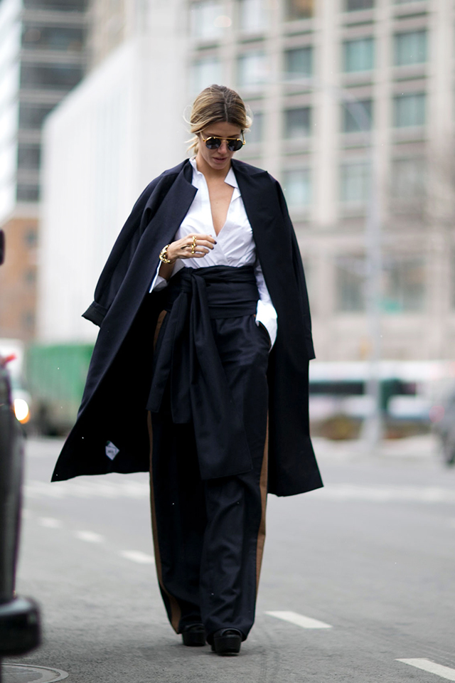 Неделя моды в Нью-Йорке F/W 2015: street style. Часть 1 (фото 9)