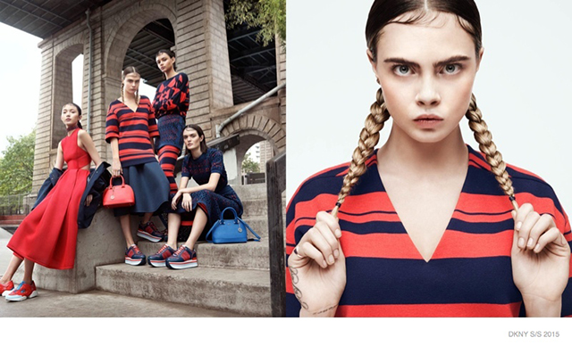 Кара Делевинь в новой рекламной кампании DKNY (фото 3)