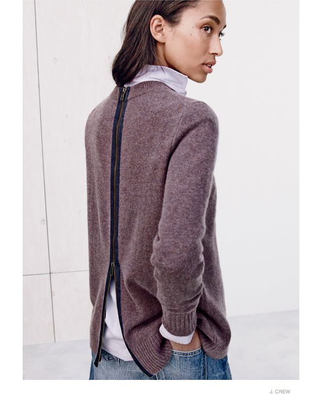 Малаика Ферт в новом лукбуке свитеров J.Crew (фото 3)