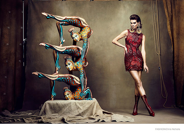 Шапито-шоу: цирковая съемка для октябрьского Fashion Magazine (фото 3)
