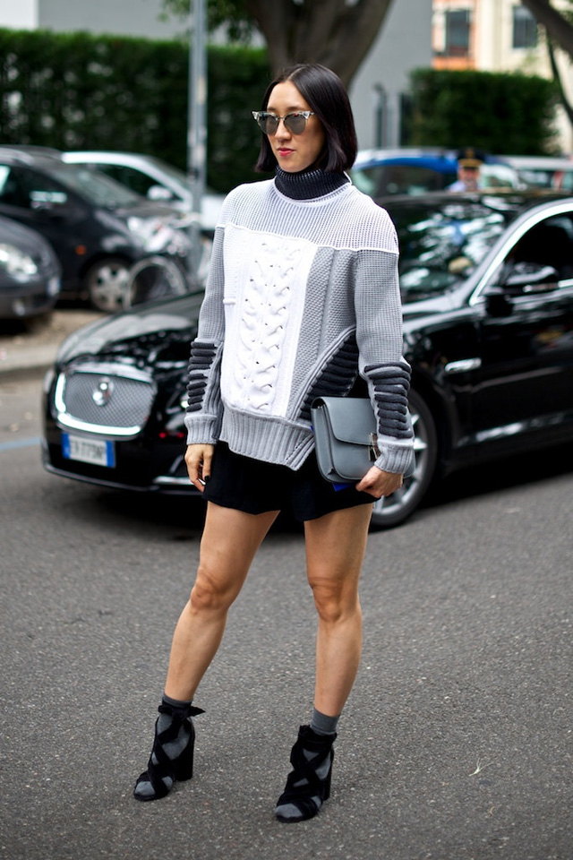 Неделя моды в Милане S/S 2015: street style. Часть II (фото 15)
