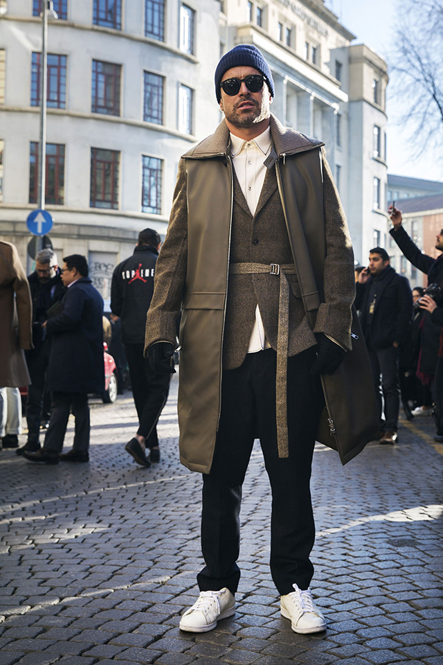 Неделя мужской моды в Милане, осень-зима 2016: street style (фото 13)