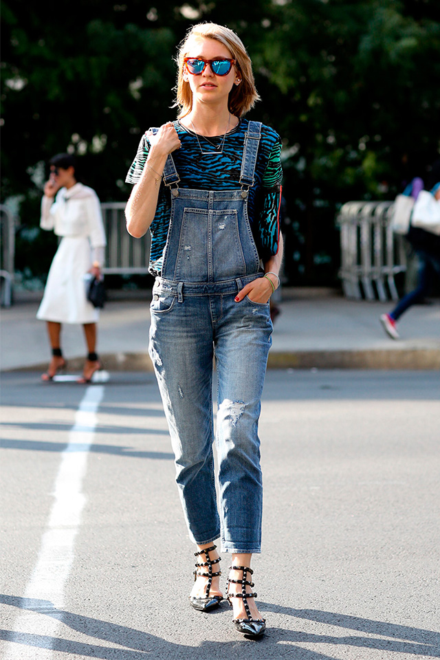 Fashion Week in New York S / S 2015: street style.  Part I (5 photos)