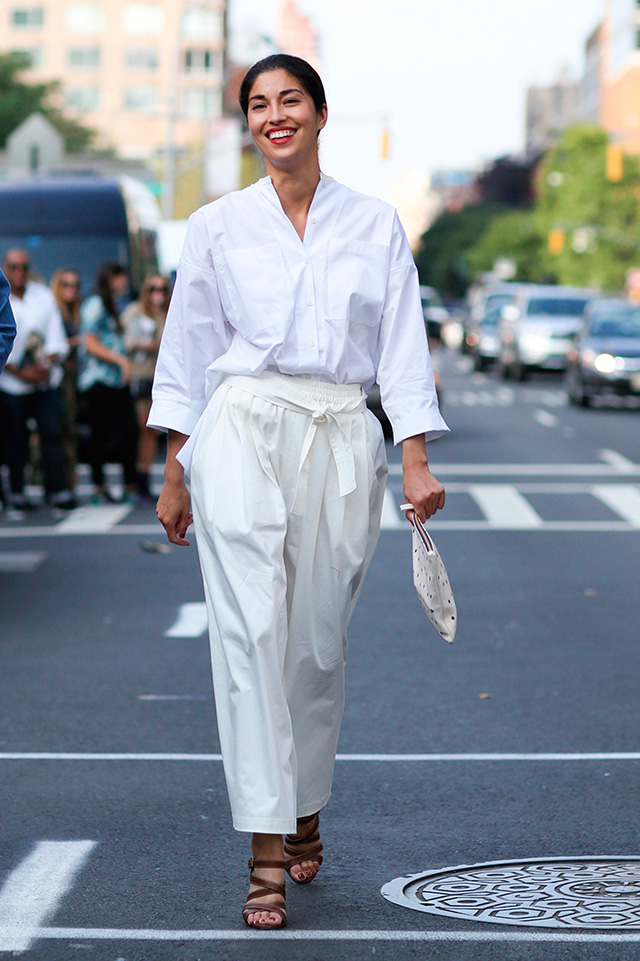 Fashion Week in New York S / S 2015: street style.  Part I (photo 1)