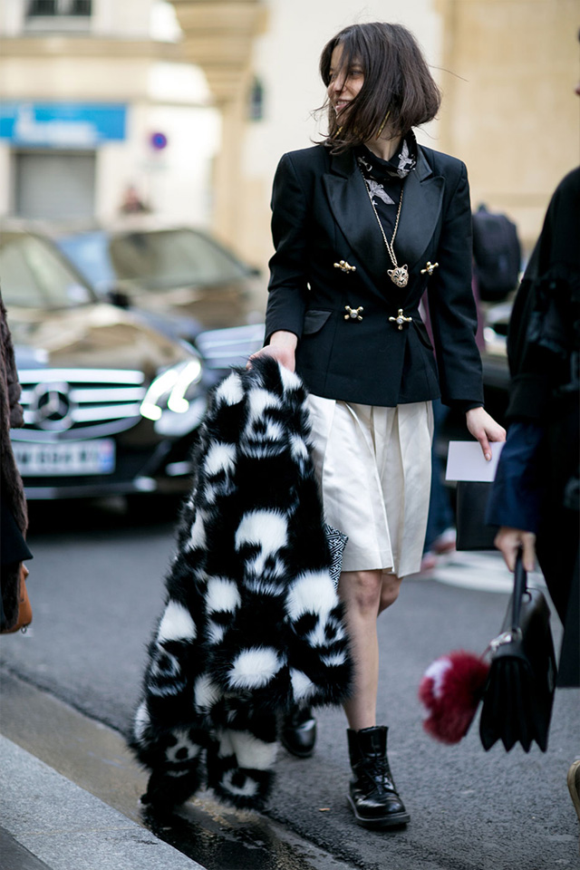 Paris Fashion Week A / I 2015: street style.  Part 3 (22 foto)
