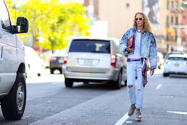 Неделя моды в Нью-Йорке S/S 2015: street style. Часть VII (фото 15)