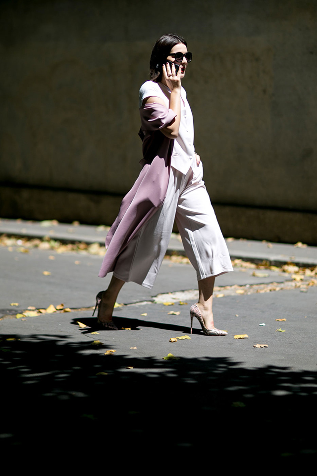 Неделя высокой моды в Париже, осень-зима 2015: street style. День 2 (фото 9)