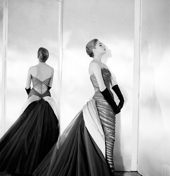 Нэнси Джеймс в платье Charles James, 1954