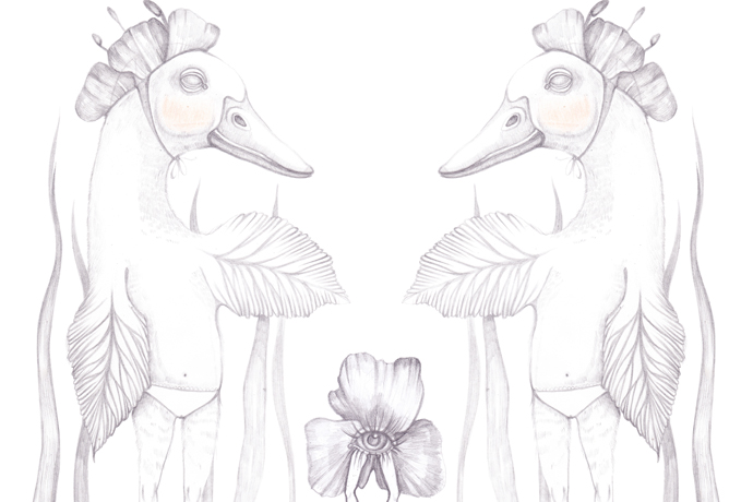 Принт "Утка" Леси Парамоновой Принт "Утка" Леси Парамоновой