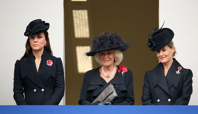 Королевская семья на церемонии Remembrance Sunday (фото 1)
