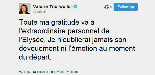 Официально: Валери Триервейлер больше не первая леди Франции (фото 2)