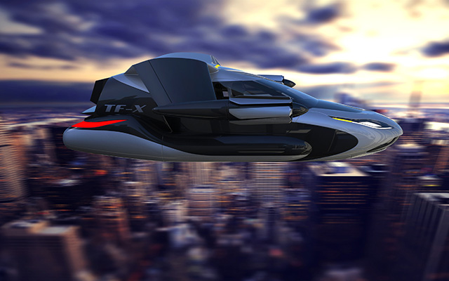  представлен концепт летающего автомобиля (фото 3)