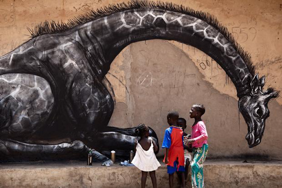 Стрит-арт в Гамбии (фото 9)