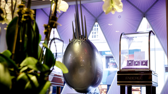 Яйцо Fabergé по проекту Захи Хадид выставлено в Нью-Йорке
