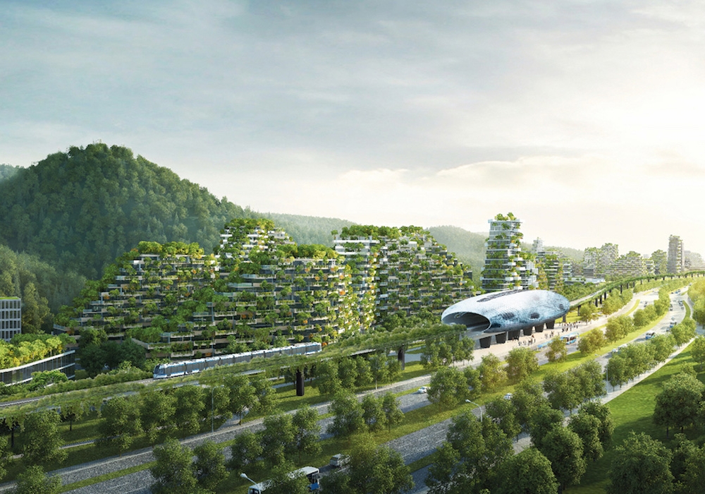 В Китайской республике к 2020-ому построят вертикальный «город-лес»