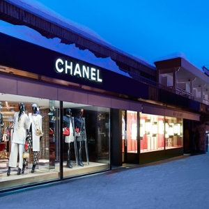 Временный бутик Chanel в Куршевеле