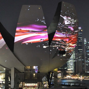 Музей науки и искусств в Сингапуре превратился в инсталляцию
