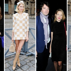 Неделя моды в Париже: гости показа  Louis Vuitton