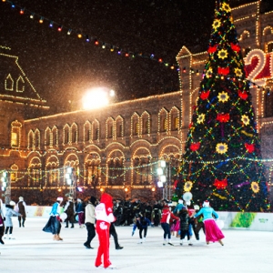 Новогодняя ГУМ-Ярмарка на Красной площади