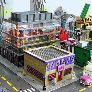 Город Спрингфилд из &quot;Симпсонов&quot; собрали из LEGO