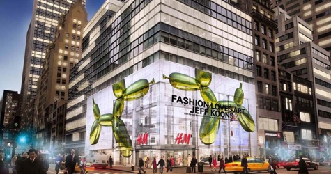 H&M привлекли к сотрудничеству Джеффа Кунса