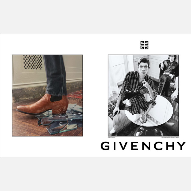 Givenchy разбил зеркала сапогами для новой съемки